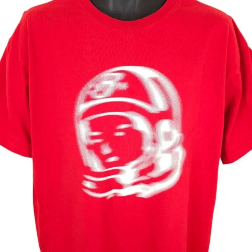 Billionaire Boys Club T Shirt Mens Size 2XL Red Blur Astronaut Streetwear